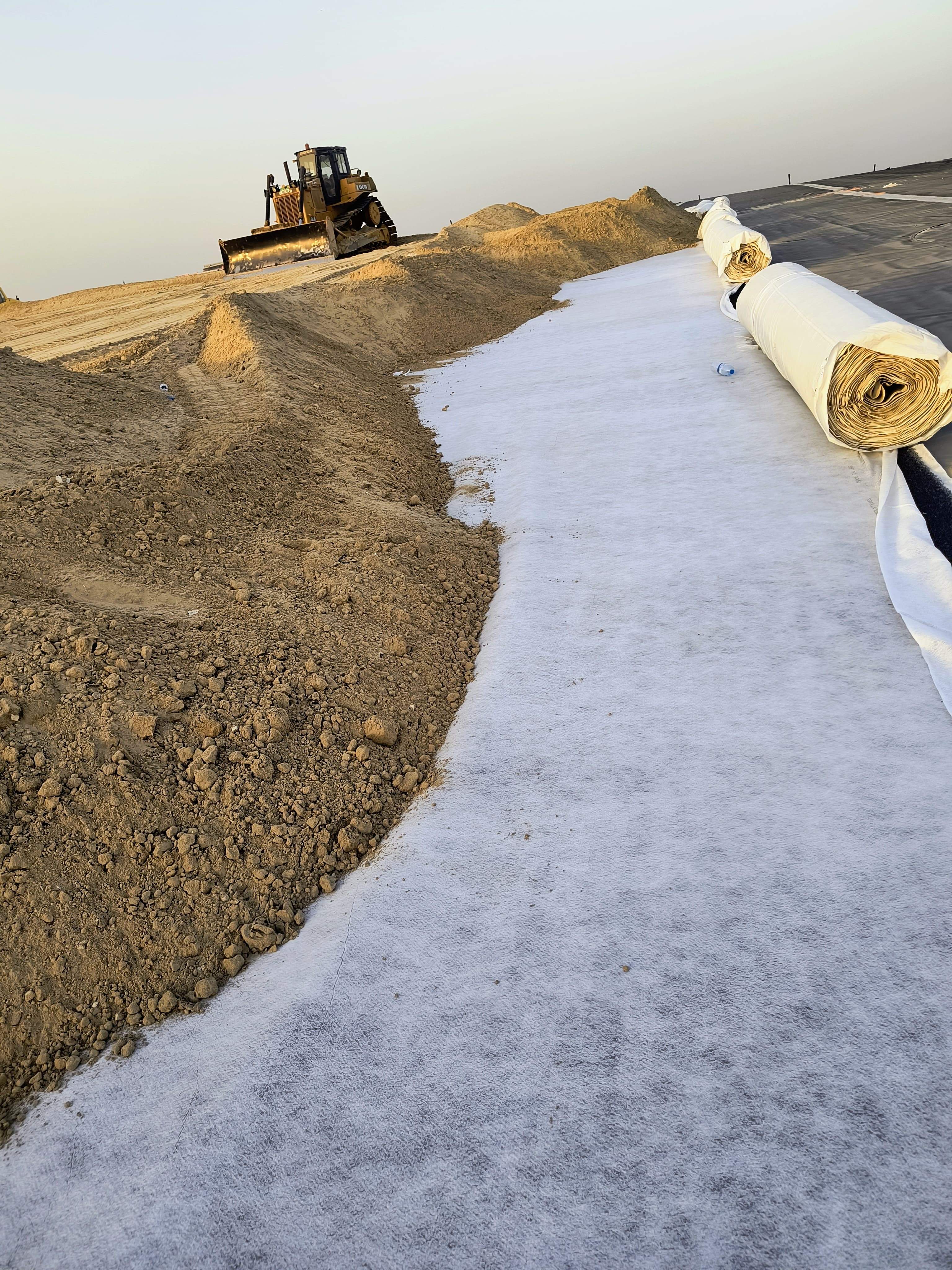 Installed beneath concrete slabs and structures for effective drainage and protection